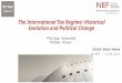 The International Tax Regime: Historical Evolution and Political Change Philipp Genschel Thomas Rixen Gisele Barra Bossa WS/NEF – 22/09/2014