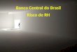 Banco Central do Brasil Risco de RH. Efetivo de Servidores BC