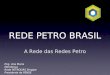 REDE PETRO BRASIL A Rede das Redes Petro Eng. Ana Maria Mendonça Rede PETROGÁS Sergipe Presidente da PENSE
