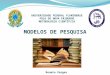 MODELOS DE PESQUISA UNIVERSIDADE FEDERAL FLUMINENSE POLO DE NOVA FRIBURGO METODOLOGIA CIENTÍFICA Renato Varges