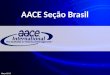 AACE Seção Brasil Março/2013. Visão e Missão VISÃO “Ser reconhecida como autoridade técnica em gerenciamento de programas, projetos, produtos, ativos