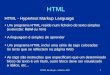 HTML Introdução, A.Barão, 20021 HTML HTML - Hypertext Markup Language Um programa HTML reside num ficheiro de texto simples (extensão: html ou htm) A linguagem