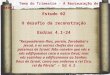 Tema do Trimestre - A Restauração de Israel Estudo 02 O desafio da reconstrução Esdras 4.1-24 “Responderam-lhes, porém, Zorobabel e Jesuá, e os outros
