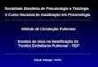 Módulo de Circulação Pulmonar Escalas de risco na identificação do Trombo Embolismo Pulmonar - TEP Daniel Waetge - UFRJ Sociedade Brasileira de Pneumologia