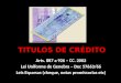 TITULOS DE CRÉDITO Arts. 887 a 926 – CC. 2002 Lei Uniforme de Genebra – Dec 57663/66 Leis Esparsas (cheque, notas promissorias etc)