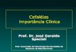 Cefaléias Importância Clínica Prof. Dr. José Geraldo Speciali Prof. Associado de Neurologia da Faculdade de Medicina de Ribeirão Preto