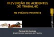 PREVENÇÃO DE ACIDENTES DO TRABALHO Na Indústria Moveleira Fernanda Lemos Engenheira de Segurança do Trabalho