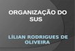 ORGANIZAÇÃO DO SUS. (...) Uma nova formulação política e organizacional para o re-ordenamento dos serviços e ações de saúde no Brasil