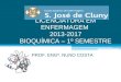 LICENCIATURA EM ENFERMAGEM 2013-2017 BIOQUÍMICA – 1º SEMESTRE PROF. ENGº. NUNO COSTA