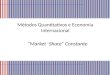 Métodos Quantitativos e Economia Internacional “Market -Share” Constante