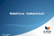 Robótica Industrial Prof. Daniel Hasse Robótica Industrial