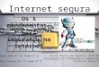 Internet segura Os 5 mandamentos para segurança na Internet Maria Inês Nº 21 Turma 8º E João Fonseca Nº 17 turma 8º E Escola Básica de Perafita 2014/2015