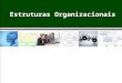 Estruturas Organizacionais Estruturas Organizacionais