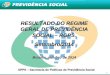 1 RESULTADO DO REGIME GERAL DE PREVIDÊNCIA SOCIAL – RGPS Setembro/2014 Brasília, outubro de 2014 SPPS – Secretaria de Políticas de Previdência Social