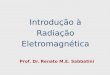 Introdução à Radiação Eletromagnética Prof. Dr. Renato M.E. Sabbatini