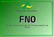 FNO Fundo Constitucional de Financiamento do Norte