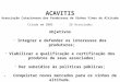 11 ACAVITIS Associação Catarinense dos Produtores de Vinhos Finos de Altitude Criada em 2005 – 26 Associados objetivos -Integrar e defender os interesses