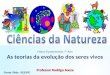 Ensino Fundamental, 7º Ano As teorias da evolução dos seres vivos Professor Rodrigo Souza Fonte Slide: SEE/PE