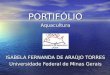PORTIFÓLIOAquacultura ISABELA FERNANDA DE ARAÚJO TORRES Universidade Federal de Minas Gerais