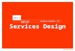 Design Thinking - Services Design