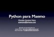 Python Para Maemo
