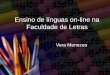 Ensino de línguas on-line na Faculdade de Letras da UFMG