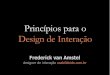 Princípios de Design de Interação