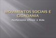 Movimentos Sociais e Cidadania