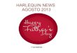 Lançamentos da Harlequin para a primeira quinzena de Agosto 2013
