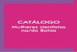 Catálogo_Mulheres cientistas na/da Bahia