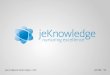 jeKnowledge presentation at Jenial ‘11