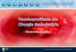 Tromboprofilaxia em cirurgia ambulatorial