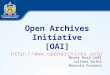 OAI - Open Archives Initiative