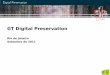 Apresentação GT - Digital Preservation