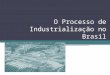 O processo de industrialização no Brasil