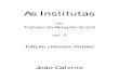 João Calvino - Institutas 3 - tradução do latim
