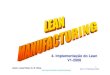 Lean Manufacturing - 4-Implementação