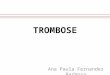 AULA 1 - Trombose