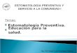 Clase01_Estomatologia Preventiva