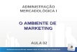 O AMBIENTE DE MARKETING - AULA 02