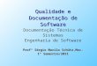 Engenharia de Software - Qualidade e Documentação