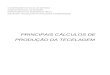 Principais Formulas de Calculo de Tecelagem