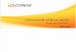 Microsoft Office 2010 Product Guide