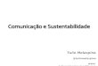 Comunicação e sustentabilidade (Versão 2)