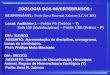 Zoologia 1 Cronograma 2012 e Temas de Seminario