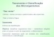 Microbiologia - Taxonomia