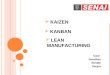 Kaizen Kanban Lean Manufacturing
