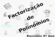 Polinómios, monómios e factorização