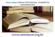 Curso online lingua portuguesa elementos fundamentais