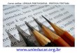 Curso online lingua portuguesa pratica textual